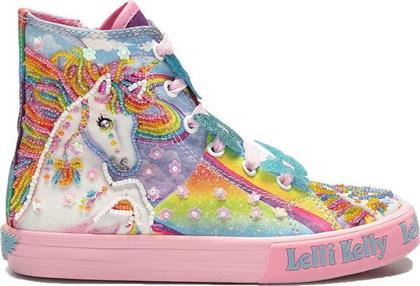 Lelli Kelly Παιδικό Sneaker High Unicorn Fantasia LK9090 για Κορίτσι Φούξια από το Troumpoukis