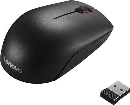Lenovo 300 Wireless Compact Mouse Ασύρματο Mini Ποντίκι Μαύρο