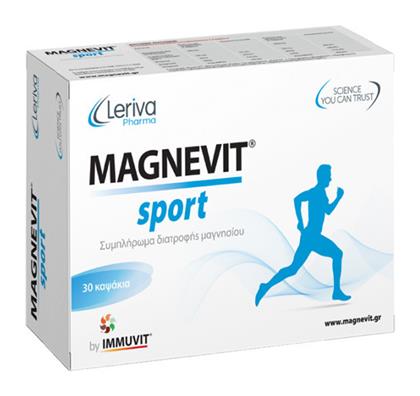 Leriva Pharma Magnevit Sport 30 κάψουλες