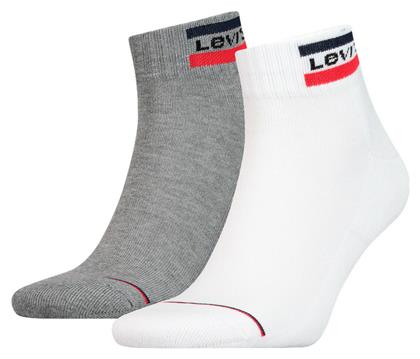 Levi's Ανδρικές Κάλτσες Grey / White 2Pack από το CasualShoes