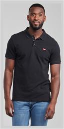 Levi's Ανδρικό T-shirt Polo Μαύρο από το Cosmossport