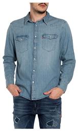 Levi's Barstow Western Standard Ανδρικό Πουκάμισο με Κανονική Γραμμή Μακρυμάνικo Μπλε από το New Cult