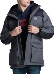 Levi's Down Parka Grey από το Spartoo