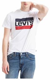 Levi's Sportswear Ανδρικό T-shirt Κοντομάνικο Λευκό από το Modivo