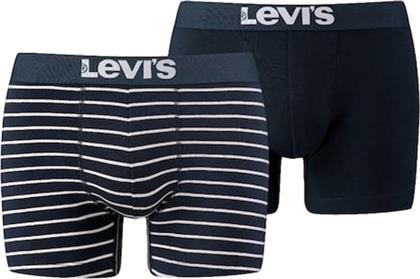 Levi's Vintage Stripe Ανδρικά Boxer 2 Pack σε Μαύρο χρώμα