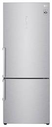 LG Ψυγειοκαταψύκτης 462lt Total NoFrost Υ185xΠ70.5xΒ74εκ. Inox GBB569NSAGB