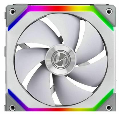 Lian Li UNI Fan SL120 Case Fan 124mm με ARGB Φωτισμό και Σύνδεση 3-Pin Λευκό από το e-shop