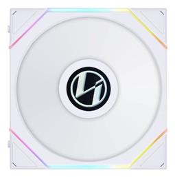 Lian Li UNI FAN TL LCD Case Fan 120mm με RGB Φωτισμό και Σύνδεση 7-Pin Λευκό