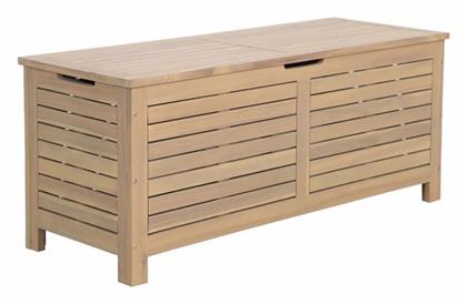 Liberta Διακοσμητικό Μπαούλο Ξύλινο Μπεζ 120x51x50εκ.