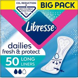 Libresse Dailies Fresh & Protect Long Σερβιετάκια 50τμχ Κωδικός: 40970126 από το e-Fresh