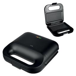 Life 221-0437 750W για 2 Τοστ Μαύρη