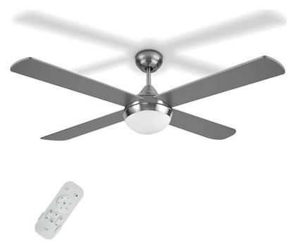 Life 25W με Φως 122cm Ασημί