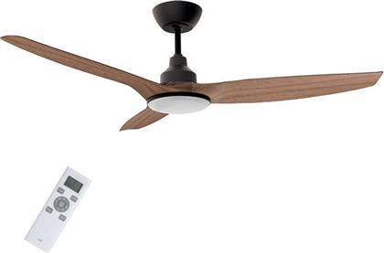 Life Apeliotes Ανεμιστήρας Οροφής 132cm με Φως και Τηλεχειριστήριο Nature