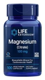 Life Extension Magnesium Citrate 100mg 100 φυτικές κάψουλες από το CareLife