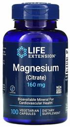 Life Extension Magnesium (Citrate) 160mg 100 φυτικές κάψουλες από το CareLife