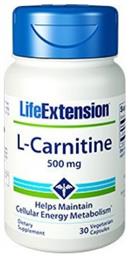 Life Extension με Καρνιτίνη 500mg 30 φυτικές κάψουλες από το CareLife