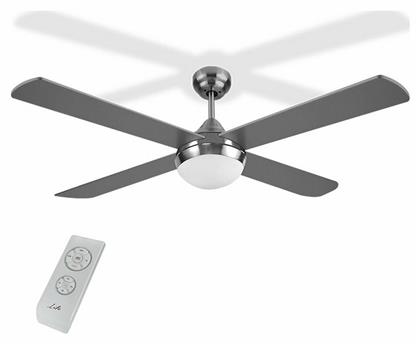 Life Norte 60W με Φως 120cm Ασημί