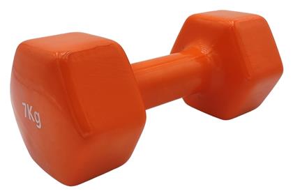 Liga Sport Βαράκι Εξάγωνο Βινυλίου 1 x 7kg Κόκκινο