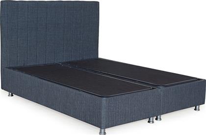 Line Κρεβάτι Διπλό Ύφασμα Dark Grey με Αποθηκευτικό Χώρο / Με Τάβλες 160x200cm από το 24home