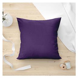 Lino Home Διακοσμητική Μαξιλαροθήκη Renas από Βελούδο 98 Amethyst 45x45εκ.