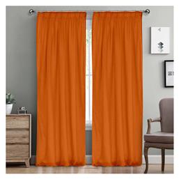 Lino Home Κουρτίνα με Τρέσα Line 503 Orange 300x295εκ. από το MyCasa