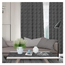 Lino Home Κουρτίνα Seed με Τρέσα 135x270 Black 850