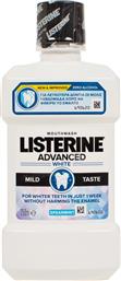 Listerine Advanced White Mild Taste Στοματικό Διάλυμα για Λεύκανση 250ml από το Pharm24