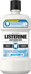 Listerine Advanced White Mild Taste Στοματικό Διάλυμα για Λεύκανση 500ml