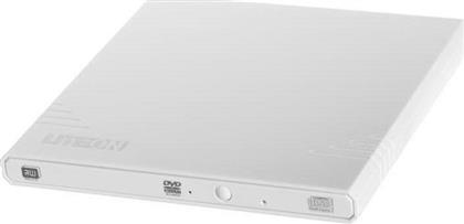 LiteOn eBAU108 Εξωτερικός Οδηγός Εγγραφής/Ανάγνωσης DVD/CD για Desktop / Laptop Λευκό από το e-shop