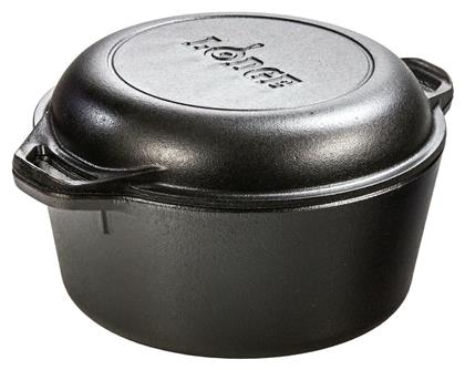 Lodge Combo Dutch Oven Βαθιά Κατσαρόλα από Μαντέμι 4.73lt / 27cm