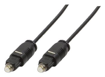 LogiLink Optical Audio Cable TOS male - TOS male Μαύρο 1m (CA1006)