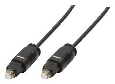 LogiLink Optical Audio Cable TOS male - TOS male Μαύρο 5m (CA1010)