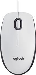 Logitech B100 Ενσύρματο Ποντίκι Λευκό από το e-shop