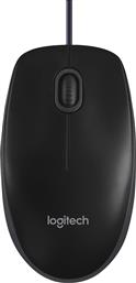 Logitech B100 Ενσύρματο Ποντίκι Μαύρο από το e-shop