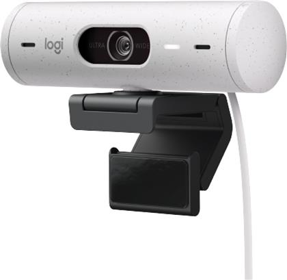 Logitech Brio 500 Web Camera Full HD 1080p με Autofocus Λευκή