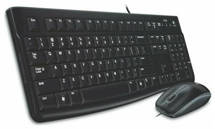 Logitech Desktop MK120 - Σετ με Ποντίκι Ελληνικό