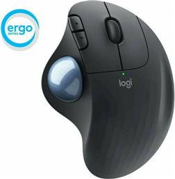 Logitech Ergo M575 Ασύρματο Εργονομικό Bluetooth Ποντίκι Graphite από το e-shop