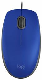 Logitech M110 Silent Ενσύρματο Ποντίκι Μπλε