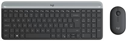 Logitech MK470 Ασύρματο - Σετ με Ποντίκι Αγγλικό US