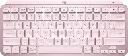 Logitech MX Keys Mini Ασύρματο Bluetooth Πληκτρολόγιο Αγγλικό US Ροζ από το Public