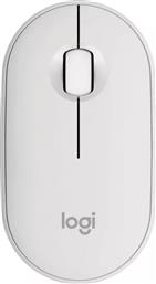 Logitech Pebble M350s Ασύρματο Bluetooth Ποντίκι White