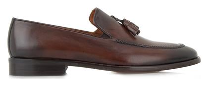 Lorenzo Russo Δερμάτινα Ανδρικά Loafers σε Καφέ Χρώμα