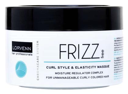 Lorvenn Frizz Free Curl Style & Elasticity Μάσκα Μαλλιών για Διατήρηση Χρώματος 500ml