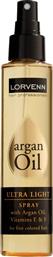 Lorvenn Ultra Light Spray Argan Λάδι Μαλλιών για Επανόρθωση 125ml από το Galerie De Beaute