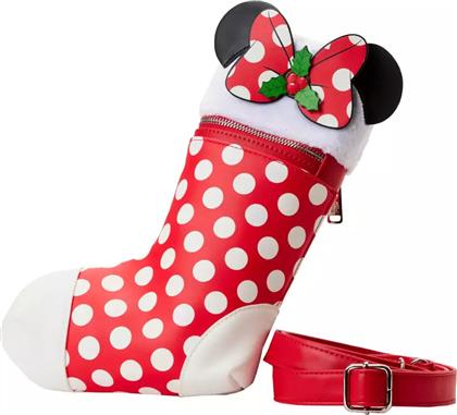 Loungefly Minnie Mouse Cosplay Stocking Παιδική Τσάντα Κόκκινη από το Designdrops