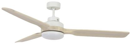 Lucci Air Shoalhaven 85W με Φως 143cm White/White Wash