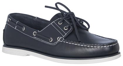 Lumberjack Navigator Δερμάτινα Ανδρικά Boat Shoes σε Μπλε Χρώμα