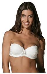 Luna Character Ivory Strapless Σουτιέν χωρίς Ενίσχυση με Μπανέλες από το Tres Chic