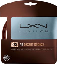 Luxilon 4G Χορδή Τένις Καφέ 12m, Φ1,25mm από το E-tennis