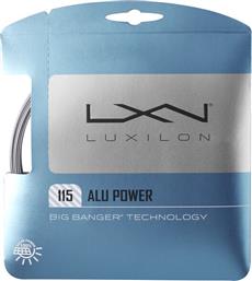 Luxilon Alu Power Χορδή Τένις Ασημί Φ1.15mm από το E-tennis